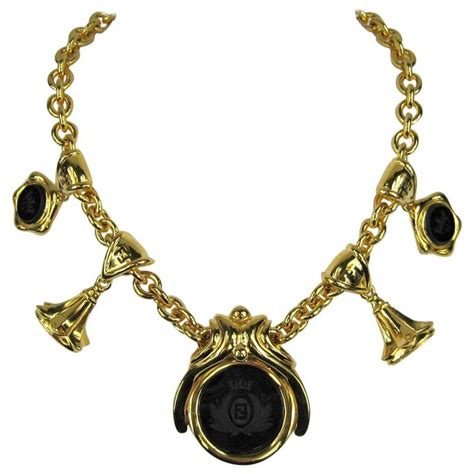 fendi necklace womens|vintage fendi necklace.